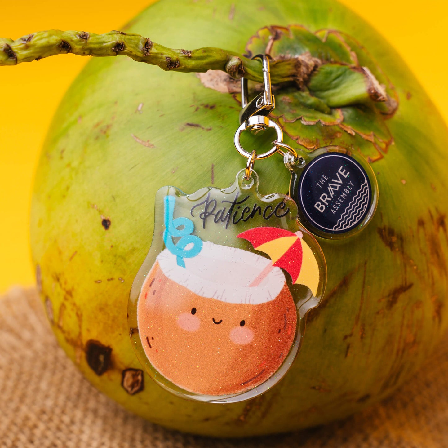 Patience (Coconut) | Keychain is