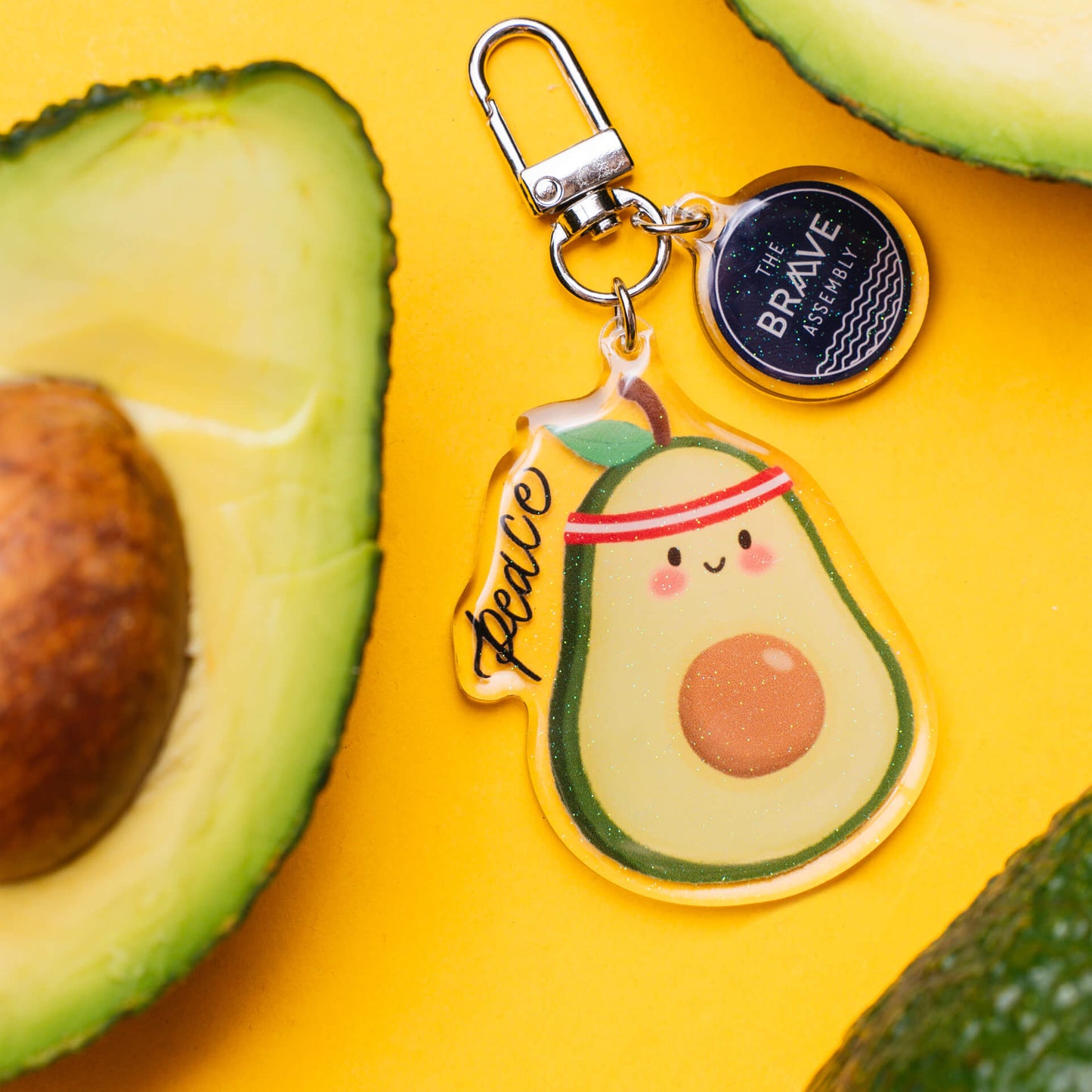 Peace (Avocado) | Keychain