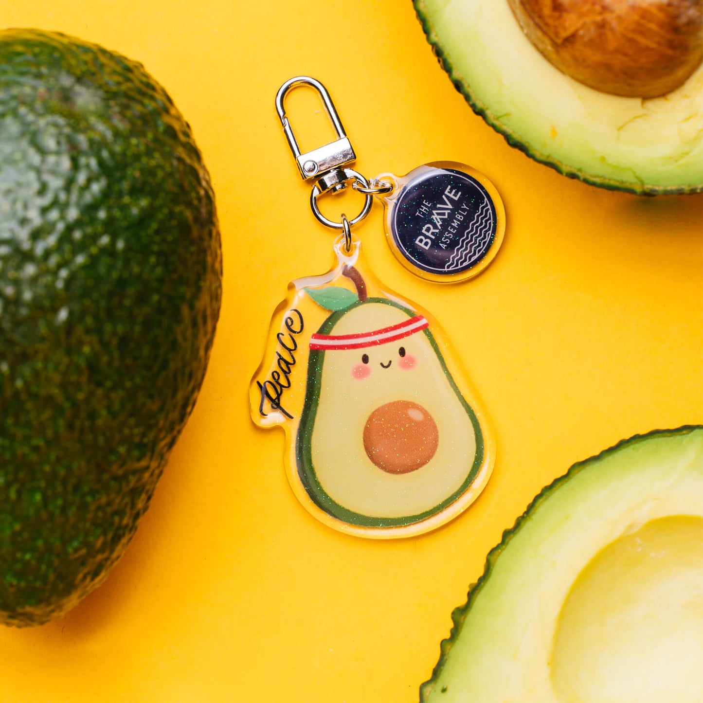 Peace (Avocado) | Keychain