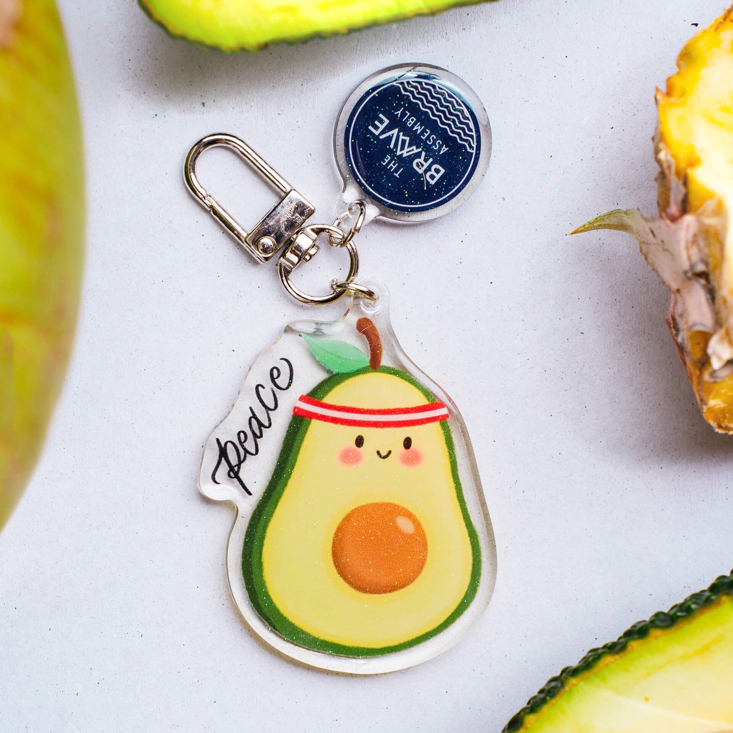 Peace (Avocado) | Keychain