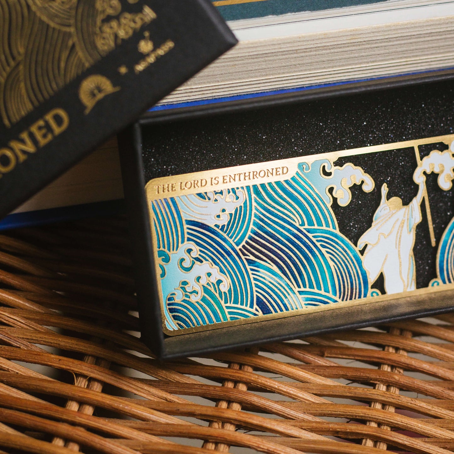 The Lord is Enthroned | Metallic Bookmark