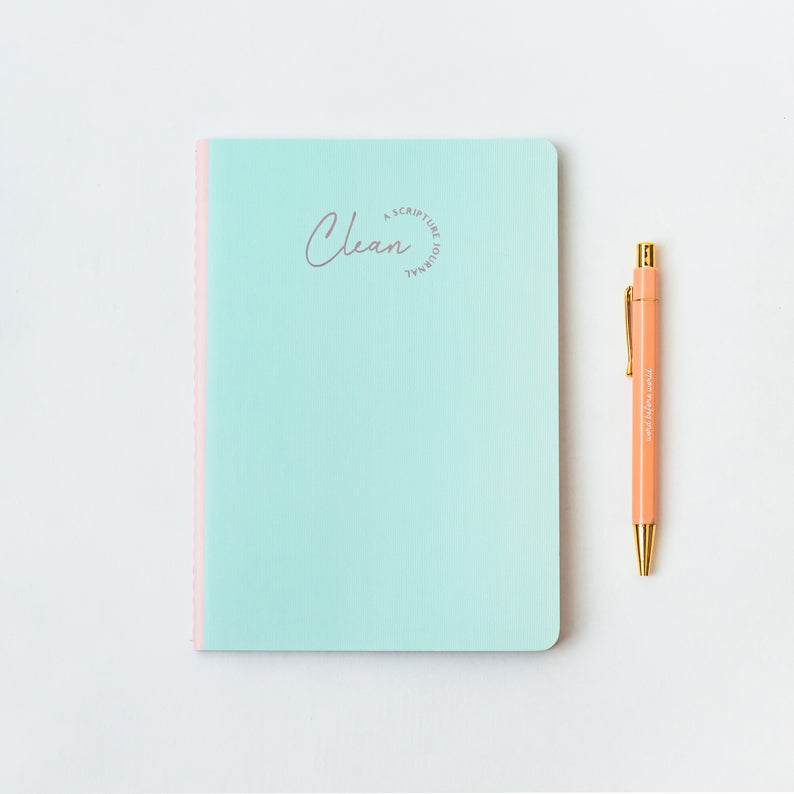 Clean Scripture Journal + Everyday Pen Set