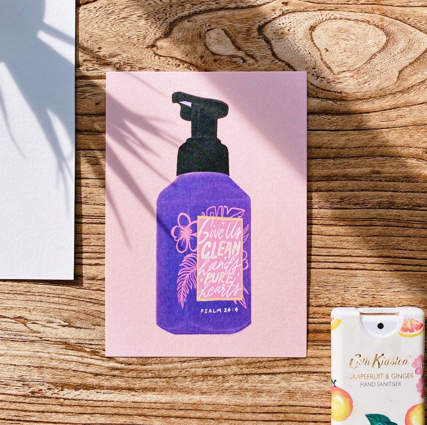 Clean Hands Pure Hearts / Postcard