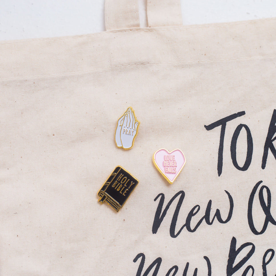 Eat Pray Love / Enamel Pins