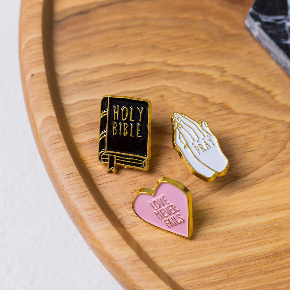 Eat Pray Love / Enamel Pins