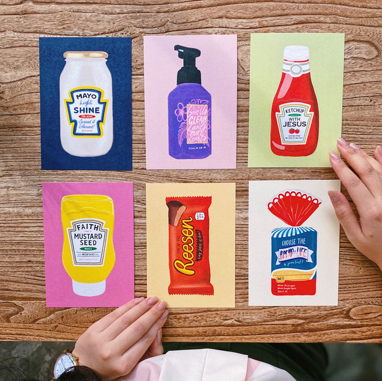 'Faith x Puns' Postcard (Set of 6)