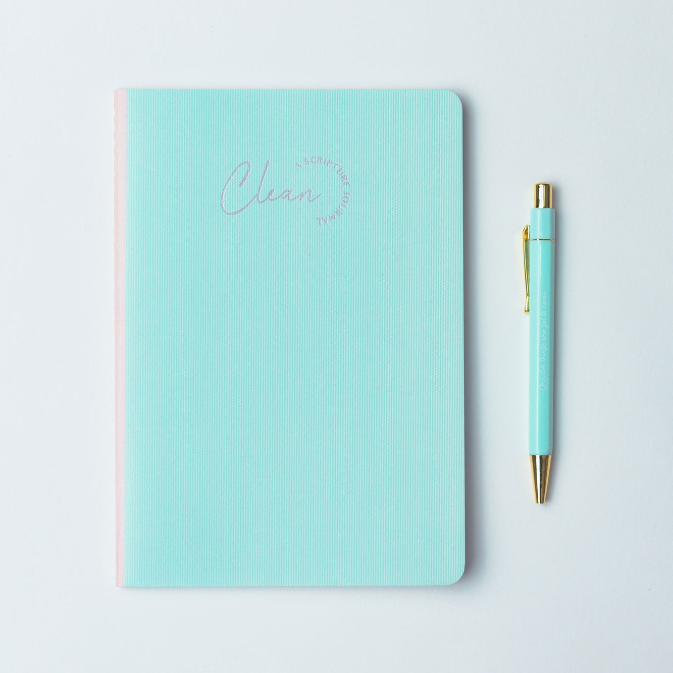 Clean Scripture Journal + Everyday Pen Set