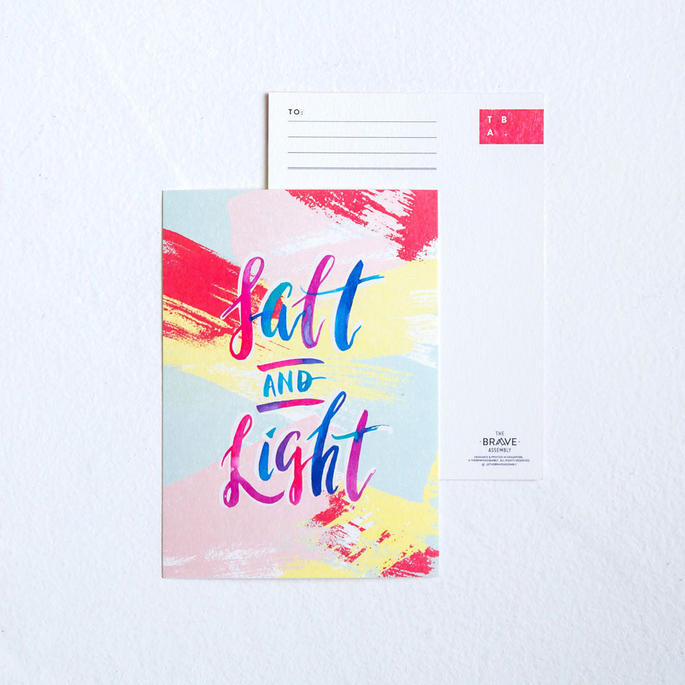 Salt & Light / Postcard