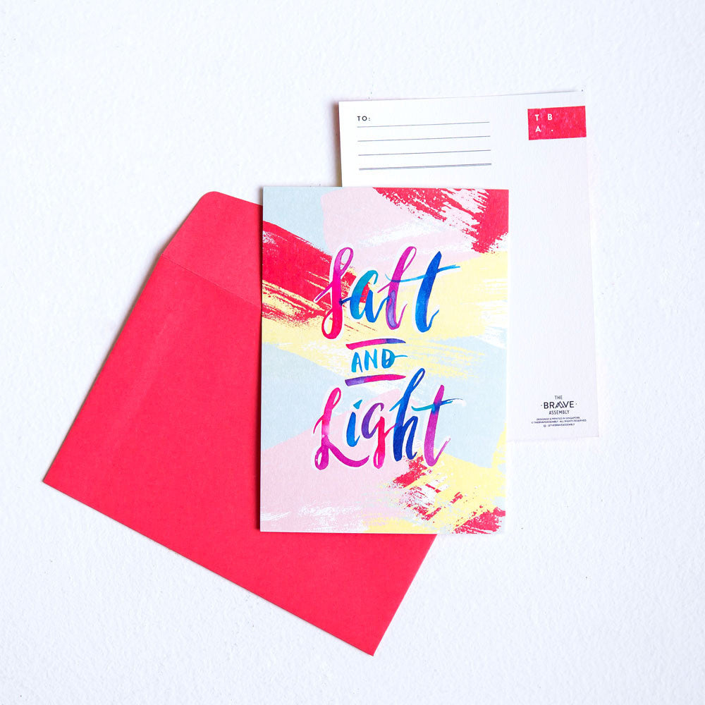 Salt & Light / Postcard