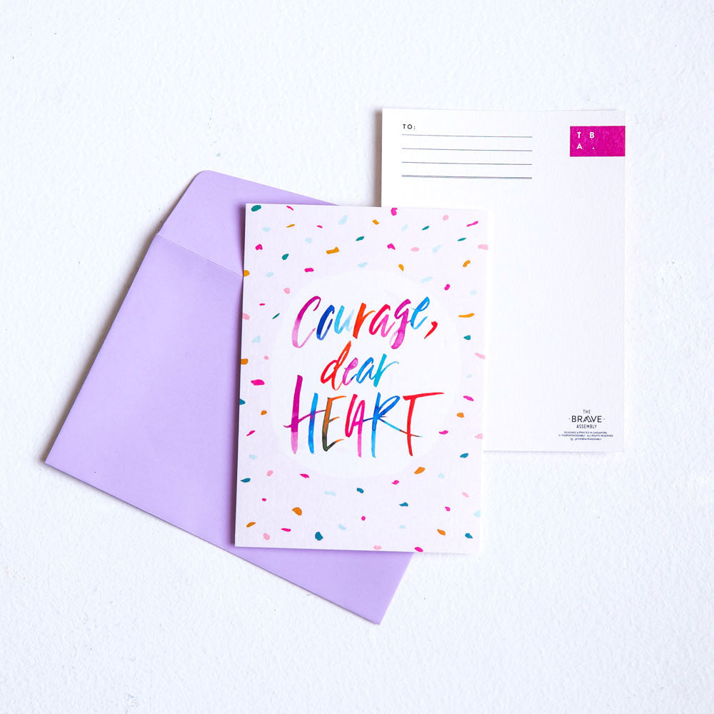Courage, Dear Heart / Postcard