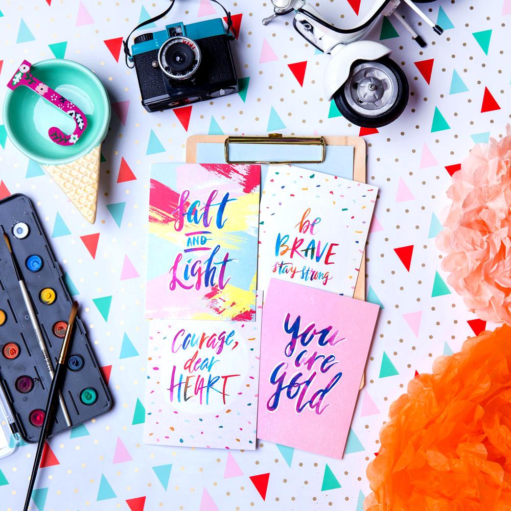 'Of Grit' Postcard (Set of 4)