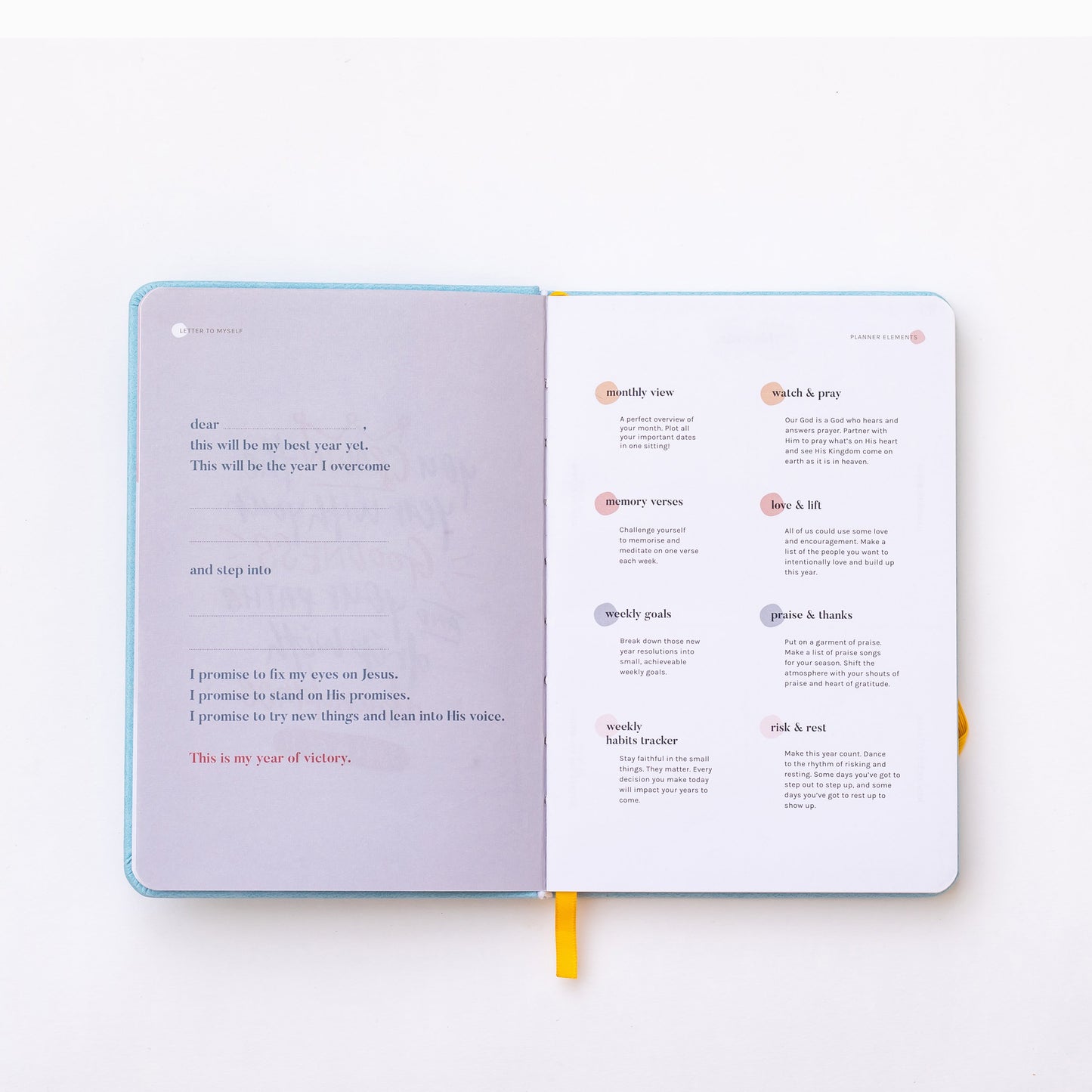 Undated Planner (Powder Blue)