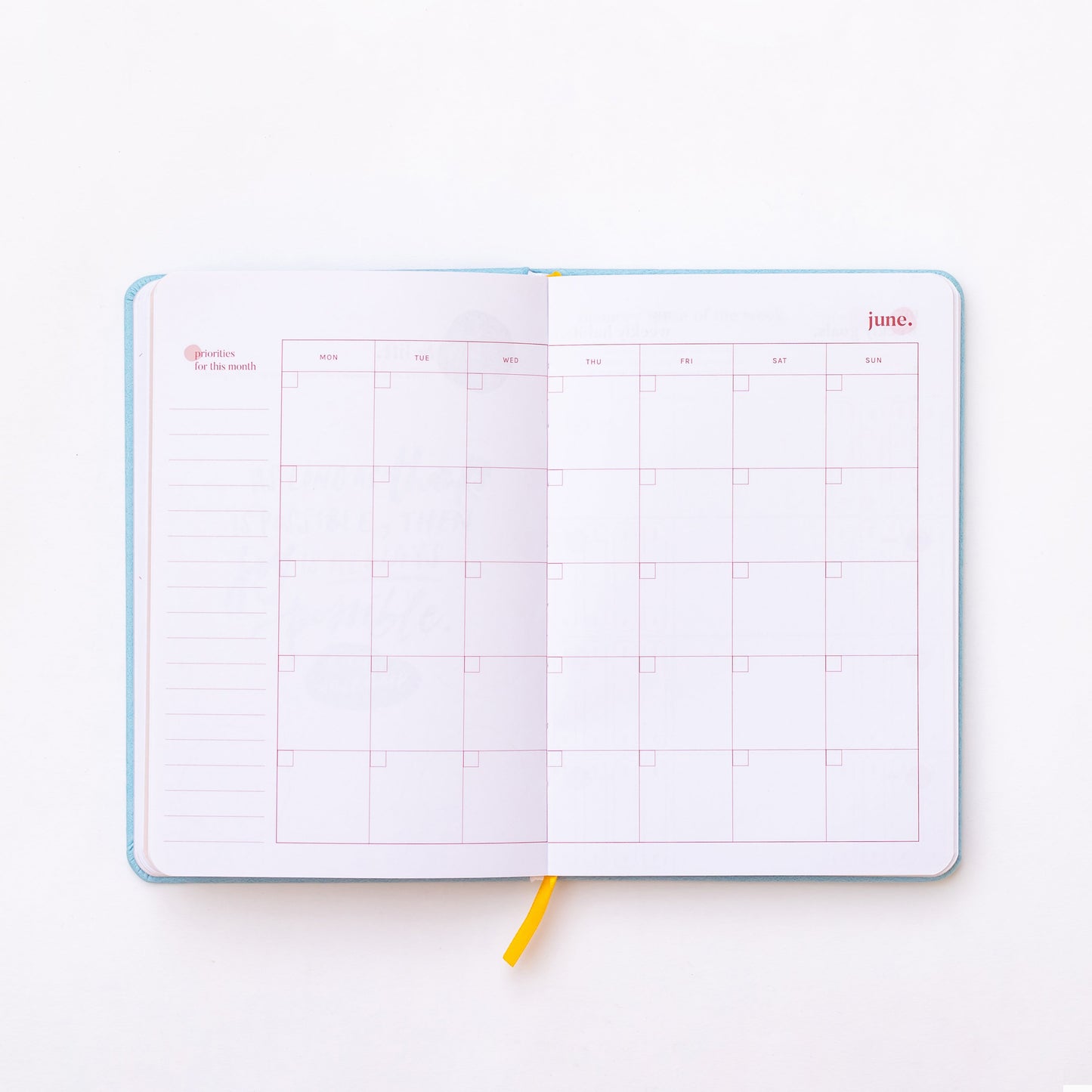 Undated Planner (Powder Blue)