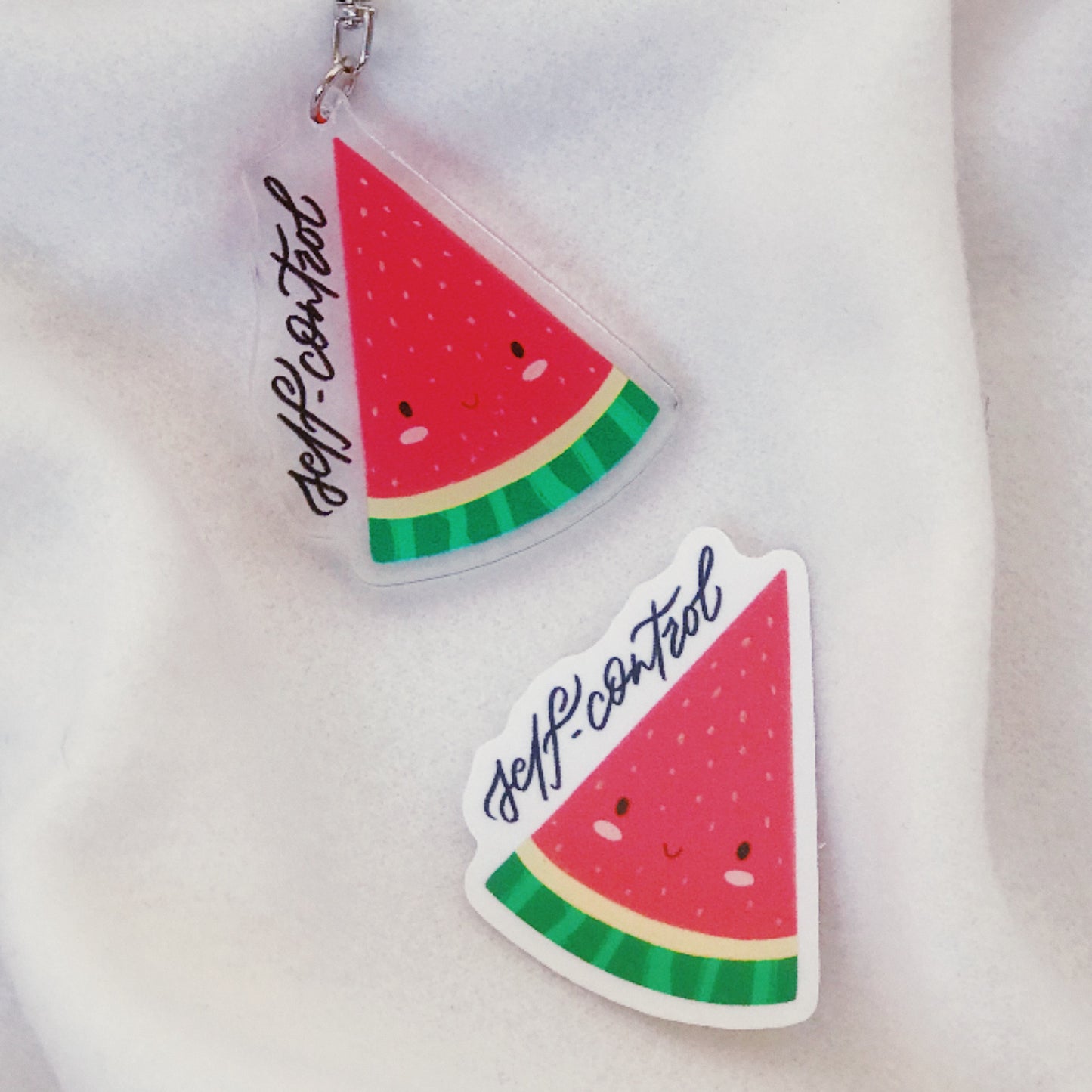 Self-Control (Watermelon) | Acrylic Keychain