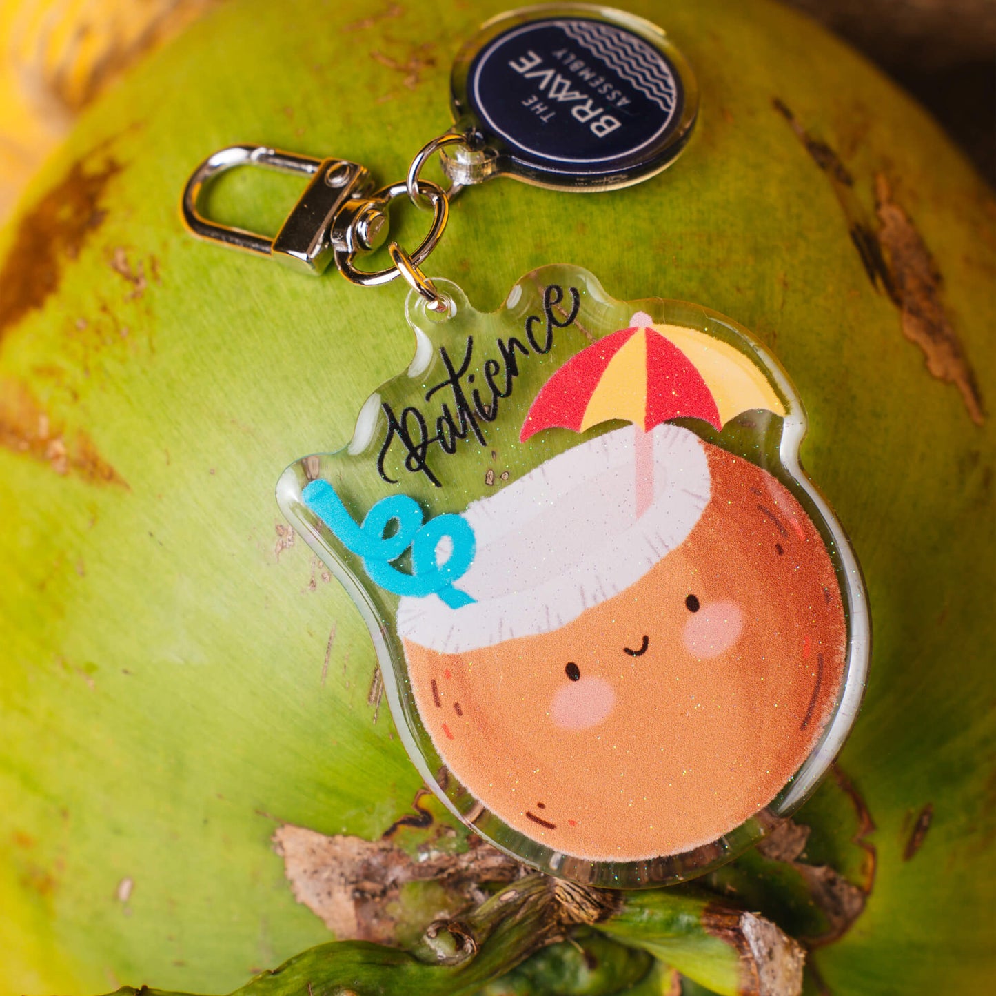 Patience (Coconut) | Keychain is