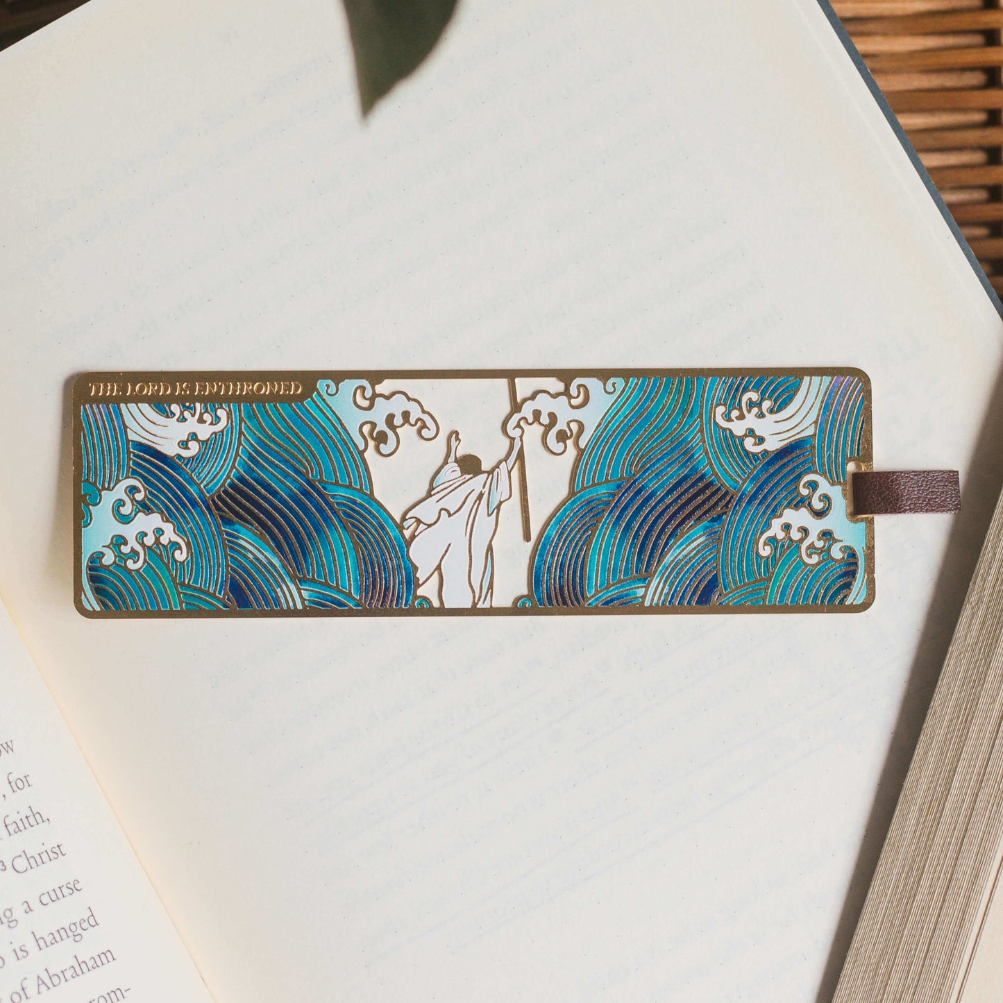 The Lord is Enthroned | Metallic Bookmark