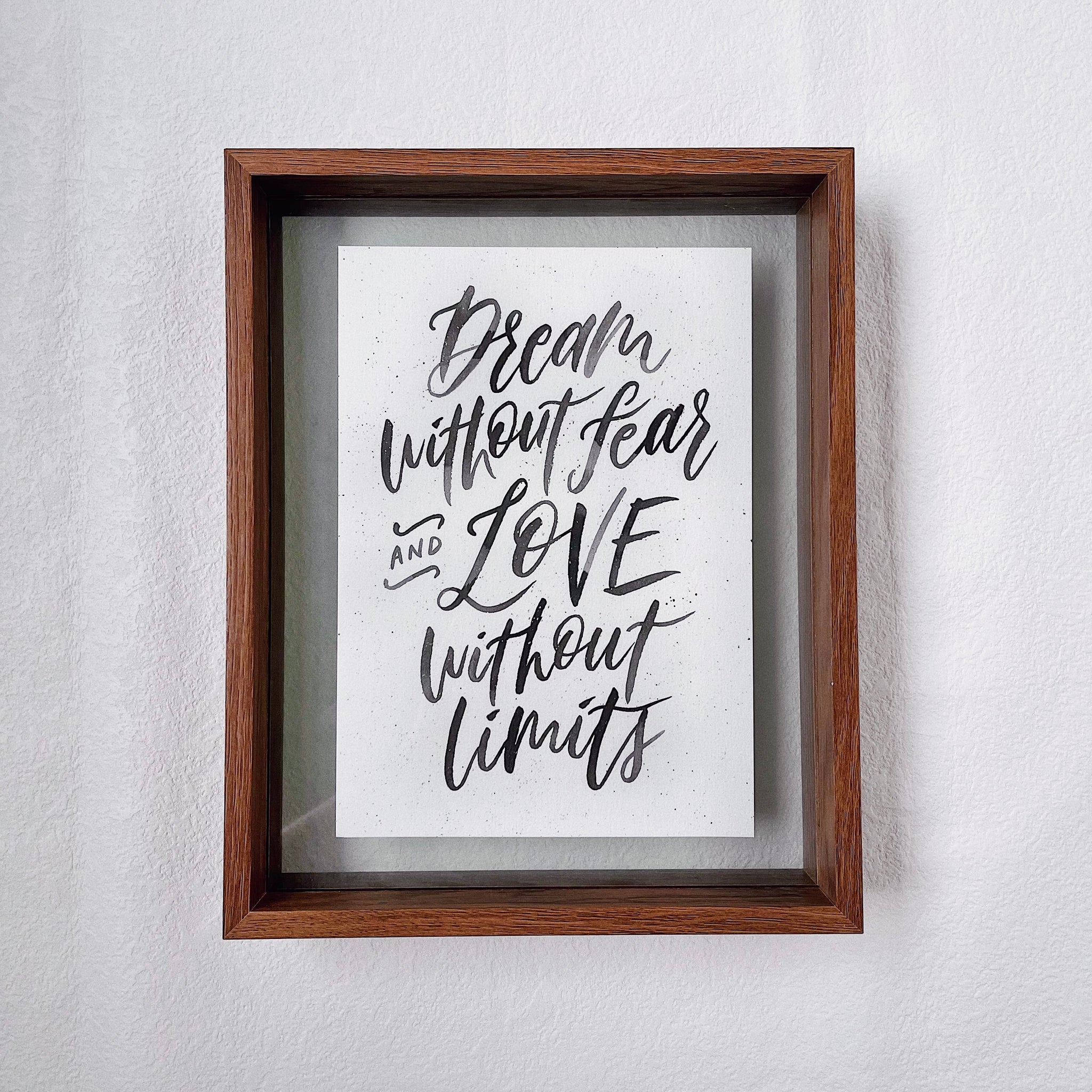 Customised Brush Calligraphy (Black)