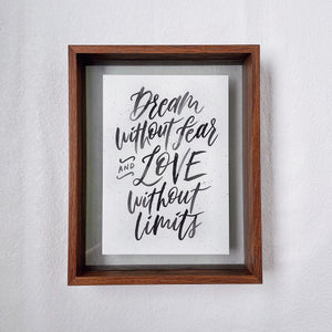 Customised Brush Calligraphy (Black)