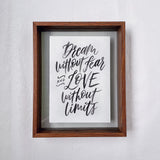 Customised Brush Calligraphy (Black)