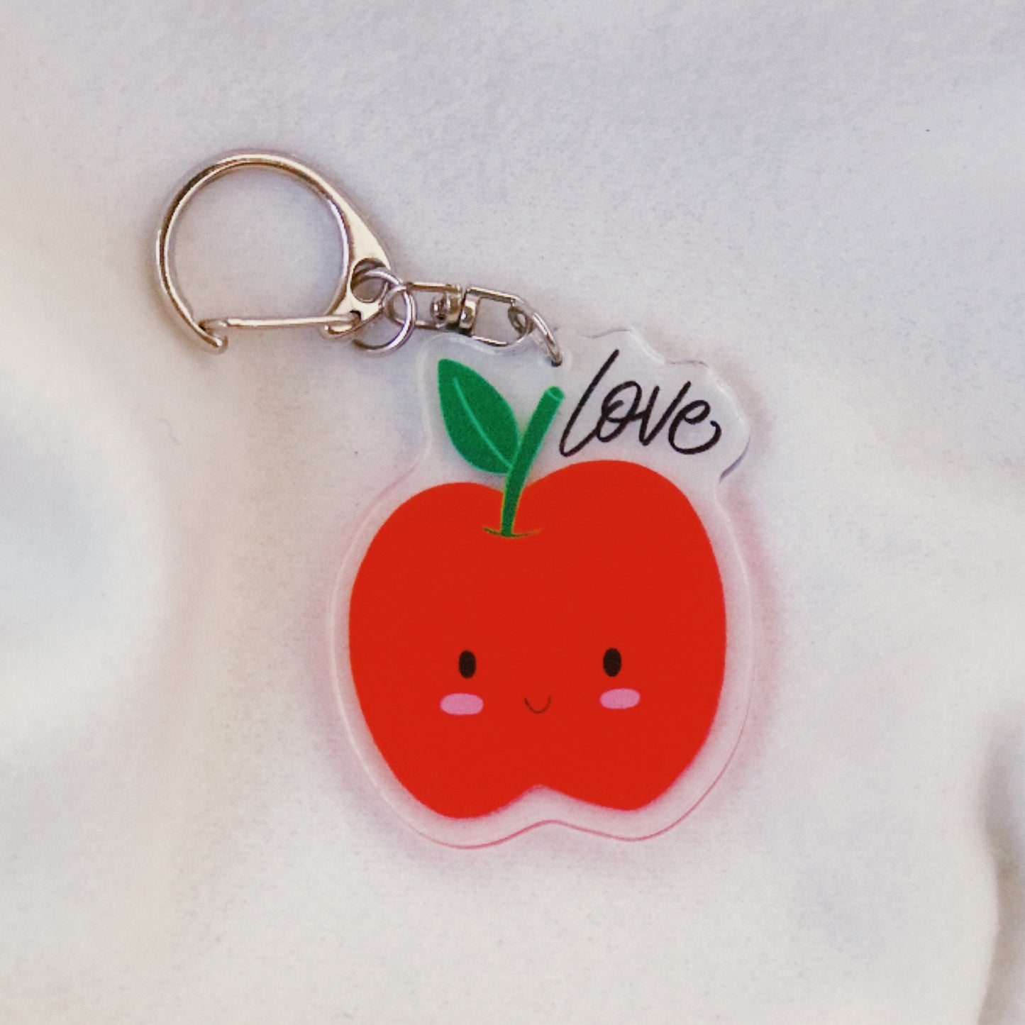 Love (Apple) | Acrylic Keychain