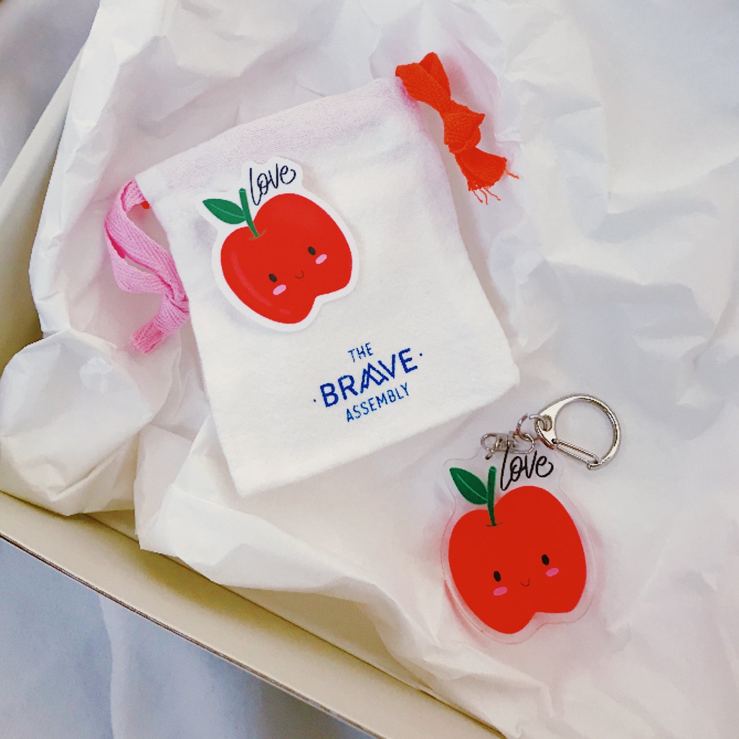 Love (Apple) | Acrylic Keychain