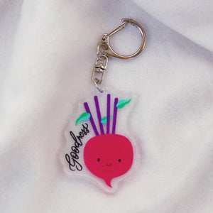 Goodness (Beetroot) | Acrylic Keychain