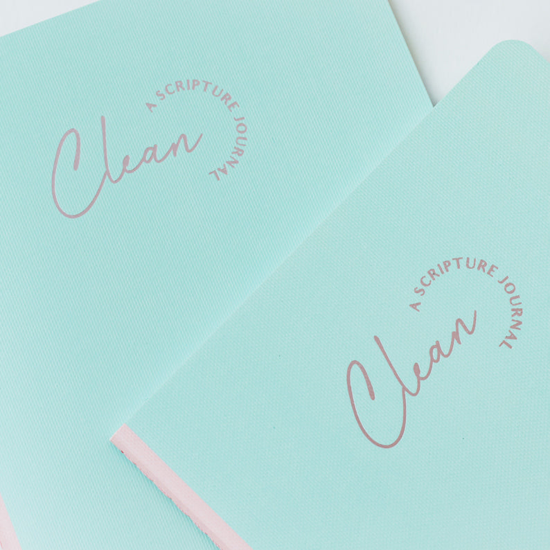 Clean Scripture Journal + Gel Highlighters Set