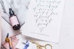 Customised Modern Calligraphy