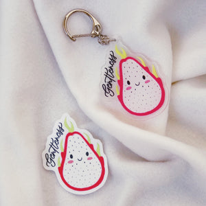 Gentleness (Dragonfruit) | Acrylic Keychain