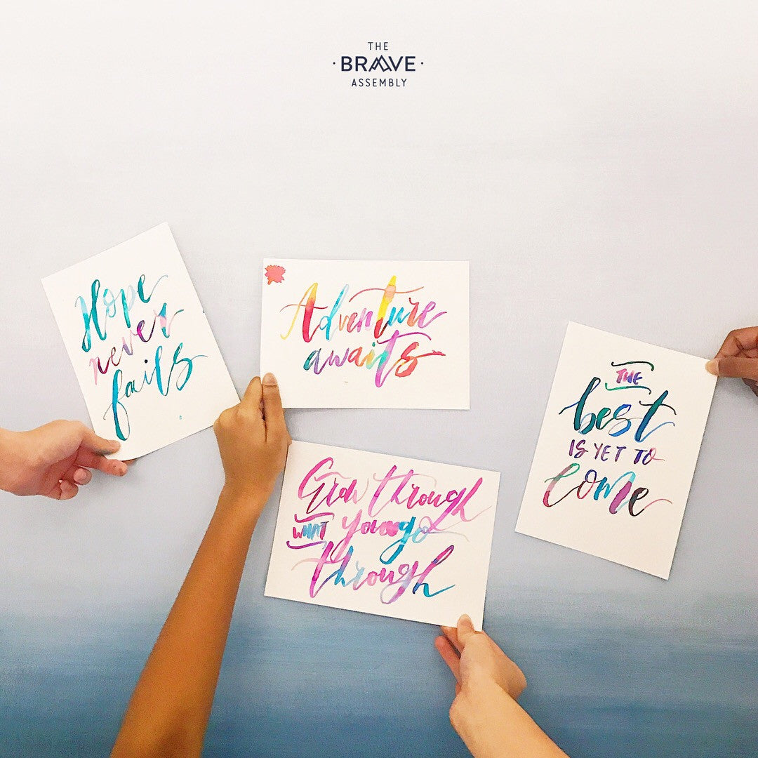 [ 19 AUGUST WORKSHOP ] Basic Brush Calligraphy