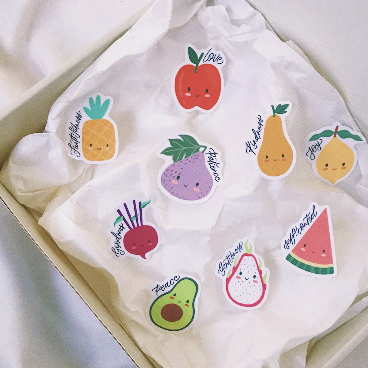 Fruit Stickers Pack (Set of 9)
