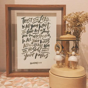 Customised Brush Calligraphy (Black)