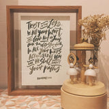 Customised Brush Calligraphy (Black)
