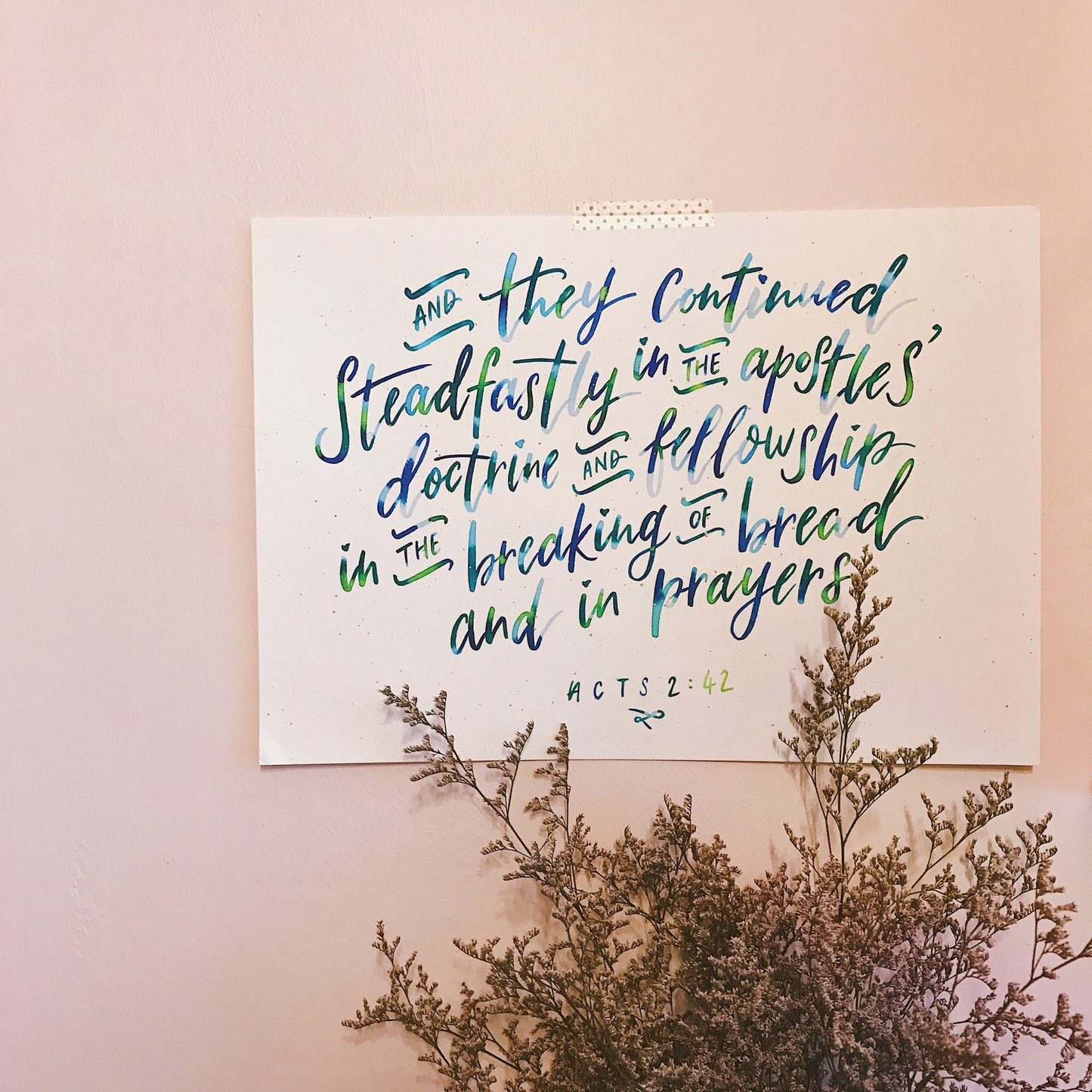 Custom Brush Calligraphy (Colour)