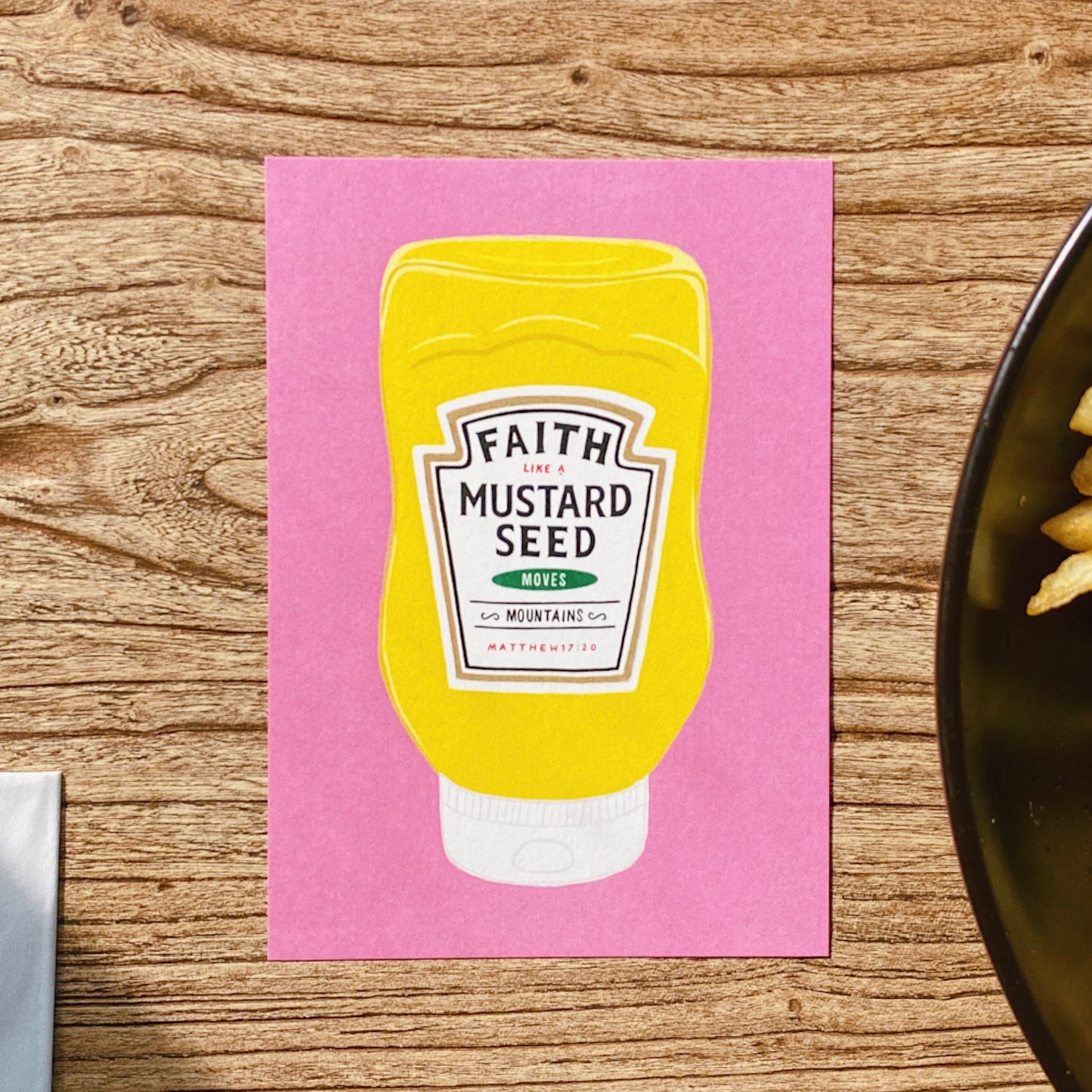 Faith Like Mustard Seed / Postcard