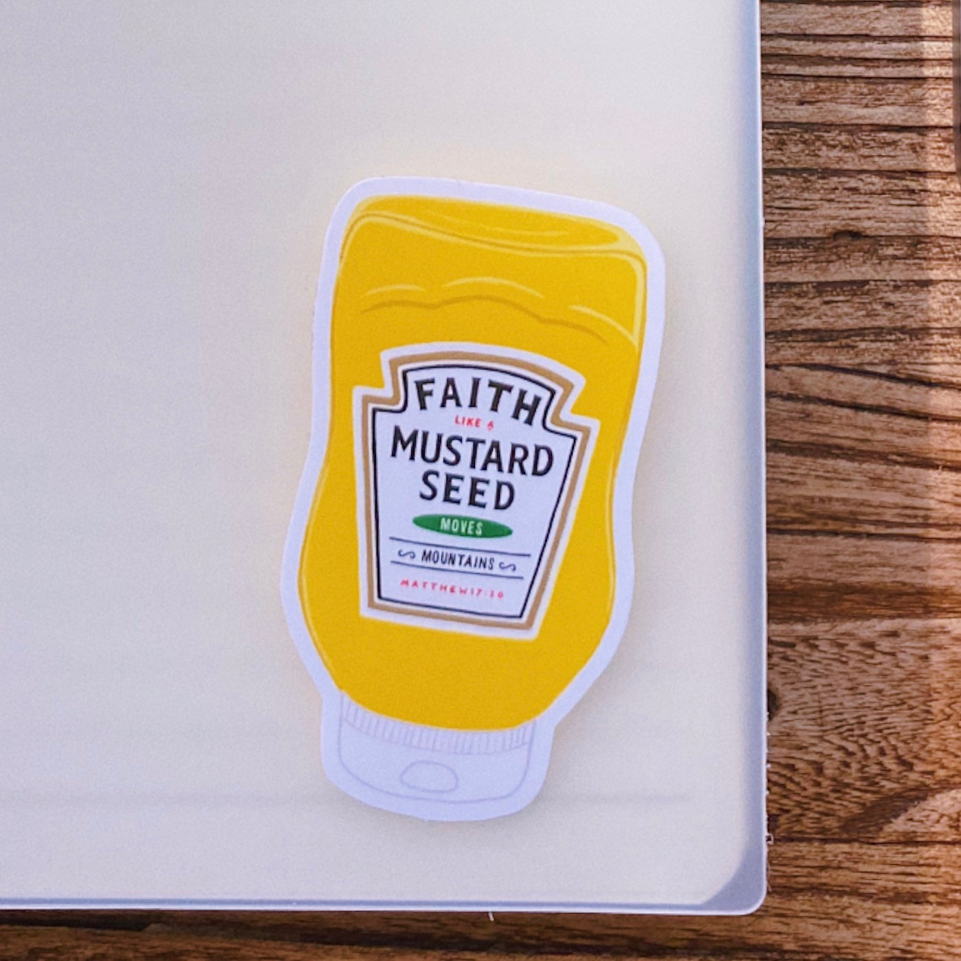 Faith Like Mustard Seed / Vinyl Sticker