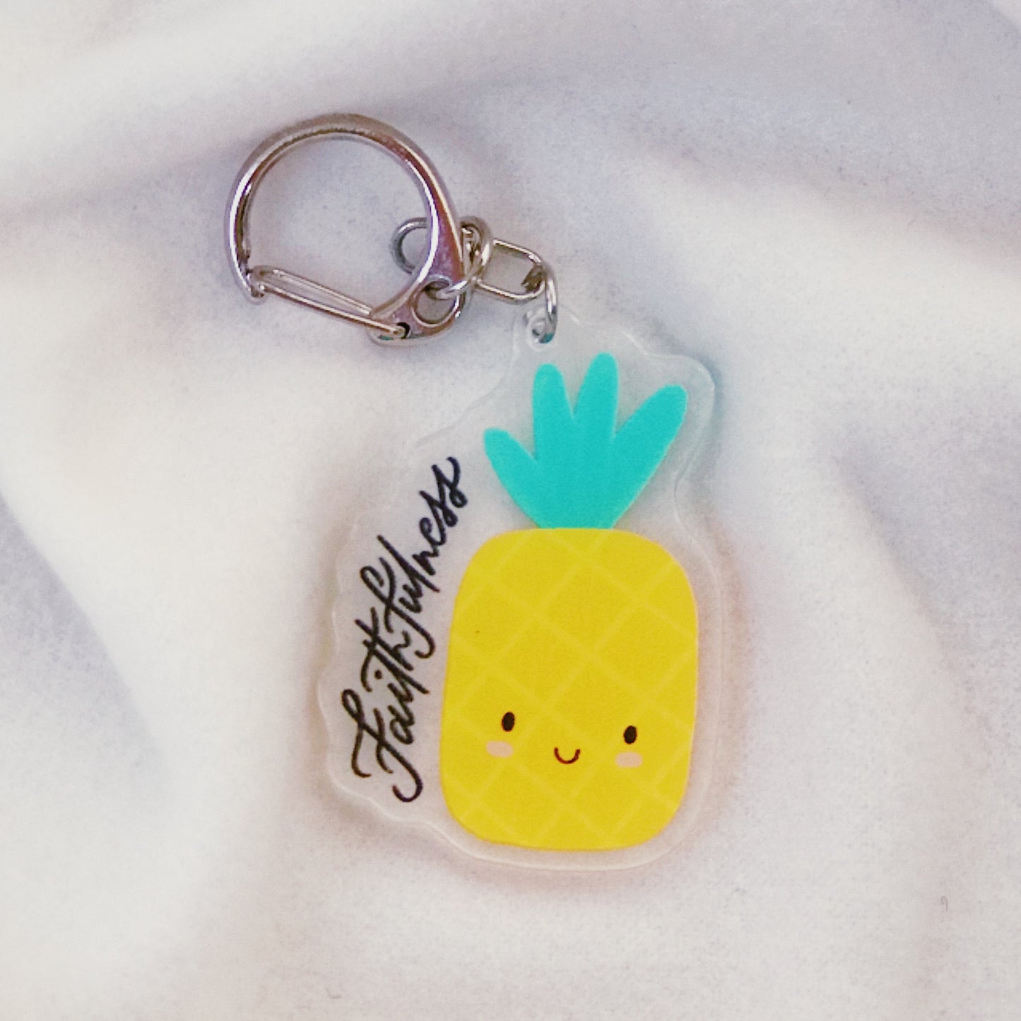 Faithfulness (Pineapple) | Acrylic Keychain