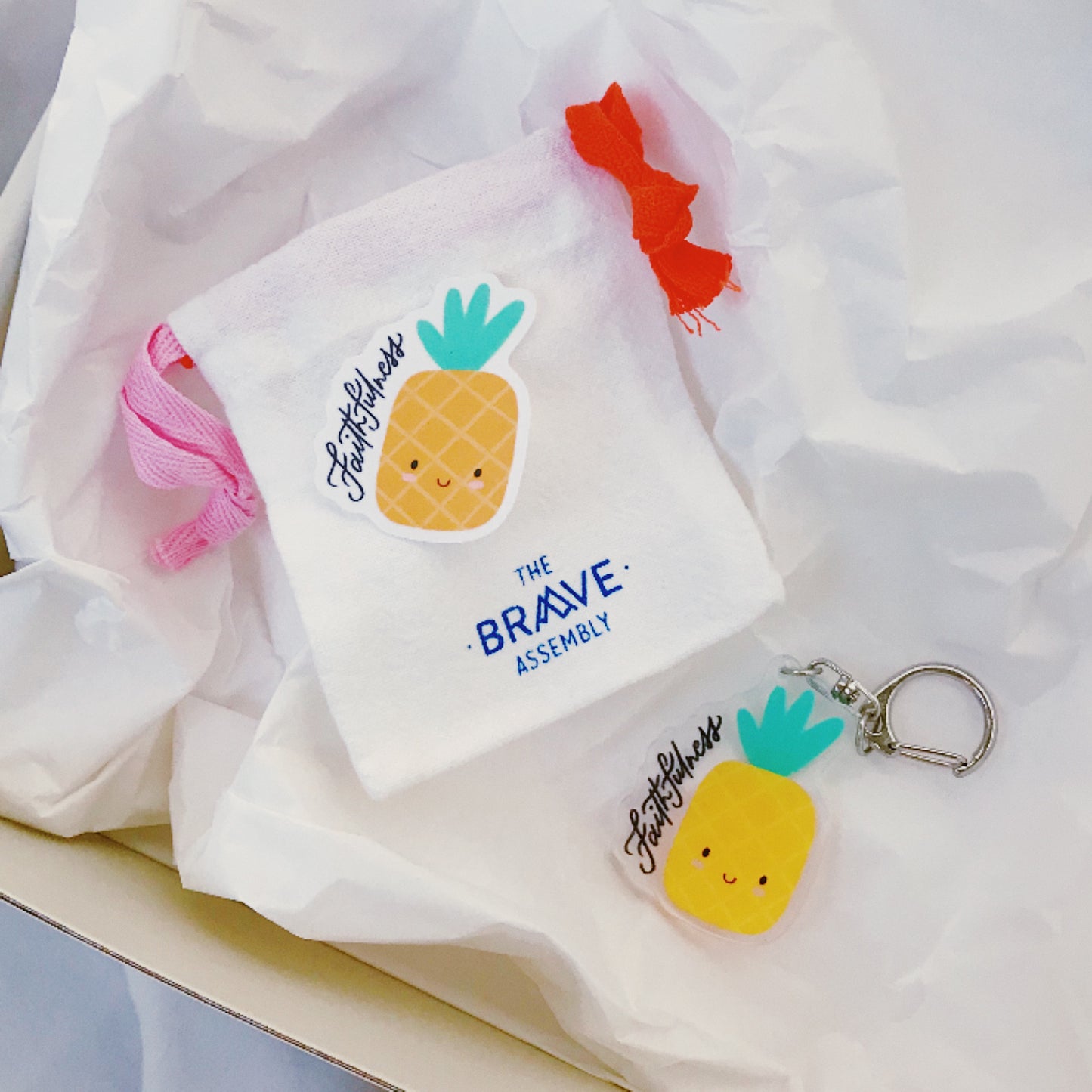 Faithfulness (Pineapple) | Acrylic Keychain