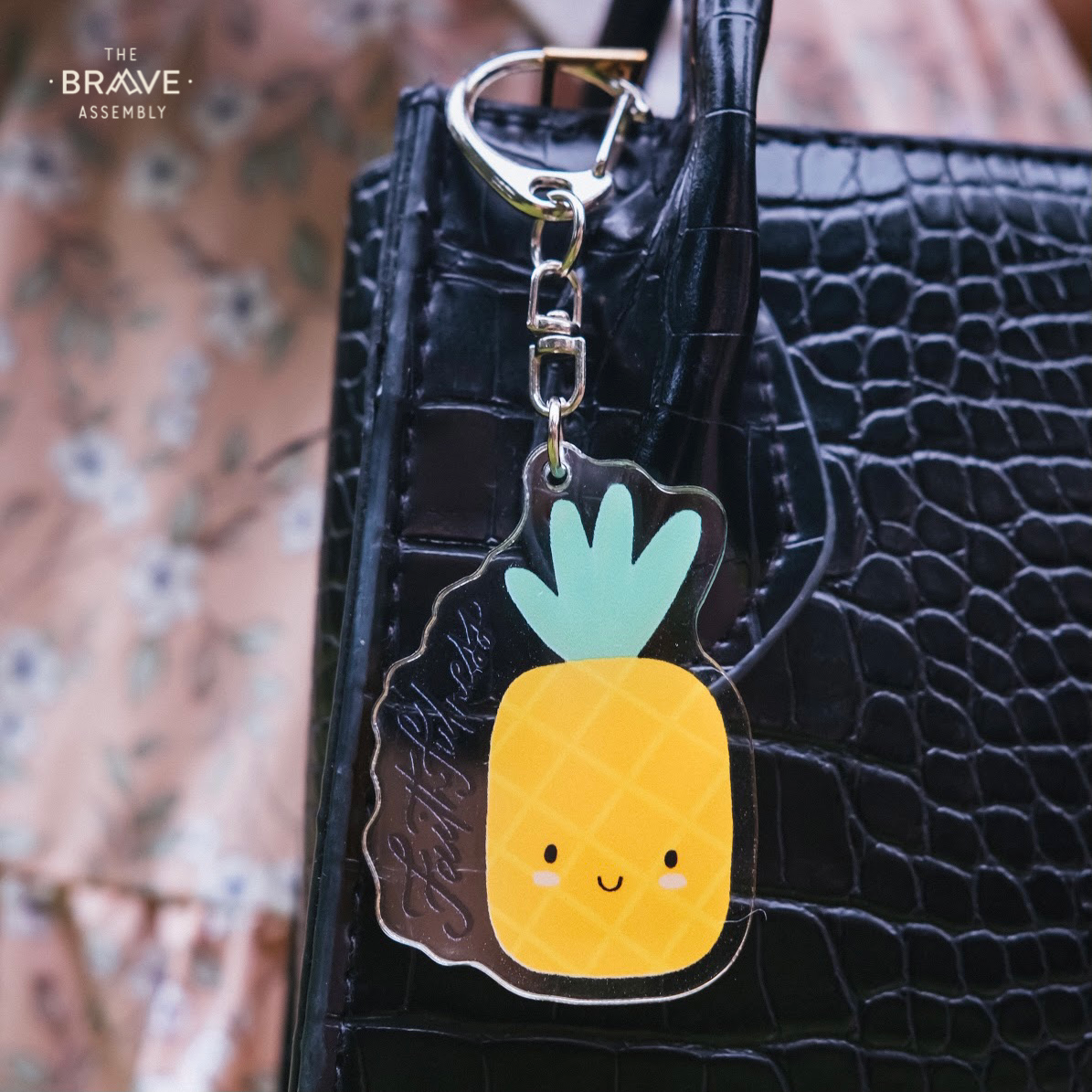 Faithfulness (Pineapple) | Acrylic Keychain
