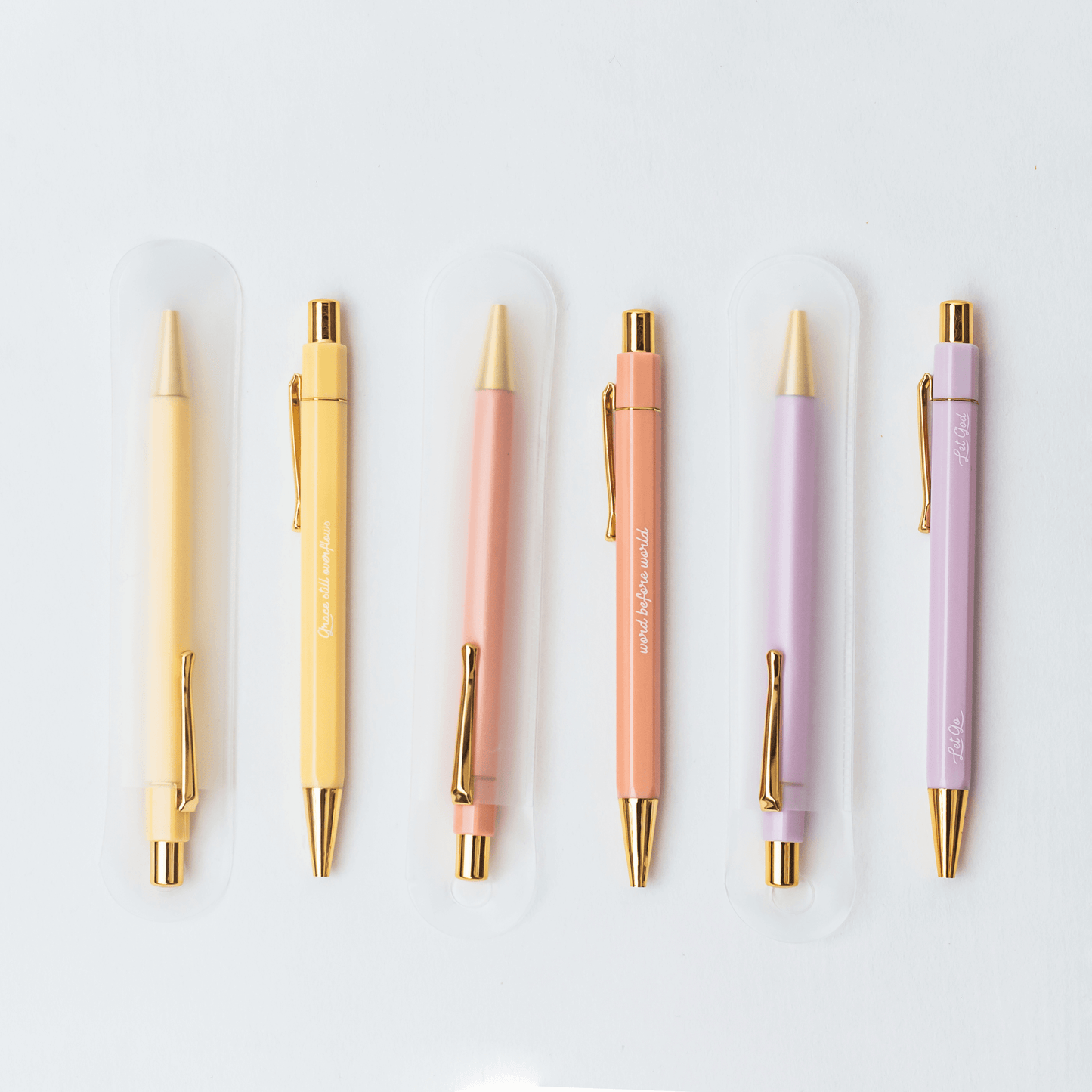 Everyday Pens & Washi Tape Set (Set of 6)