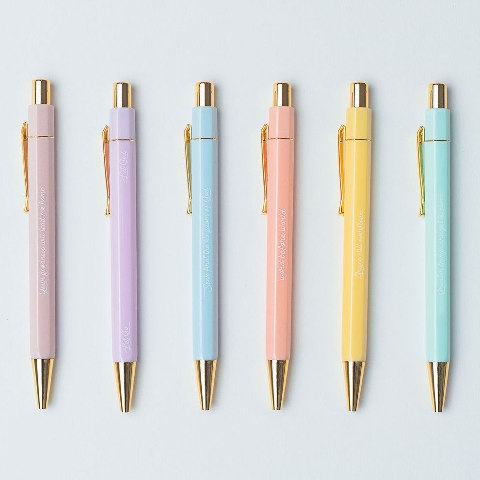 Everyday Pens (Set of 6) – The Brave Assembly • Custom Brush ...
