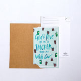 God's Love is so Thick / Postcard