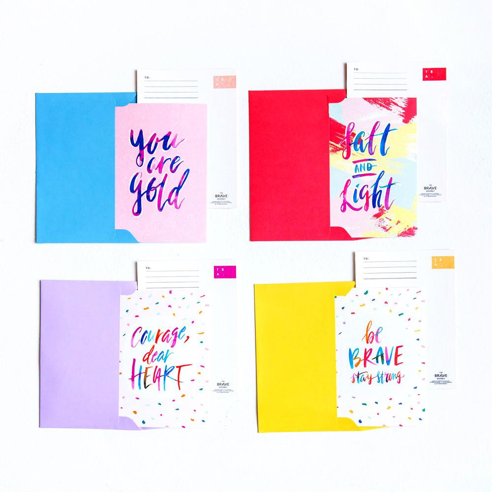 'Of Grit' Postcard (Set of 4)