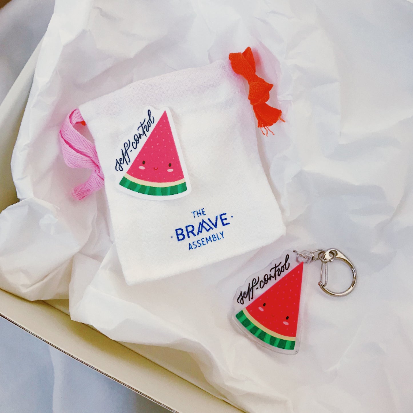 Self-Control (Watermelon) | Acrylic Keychain
