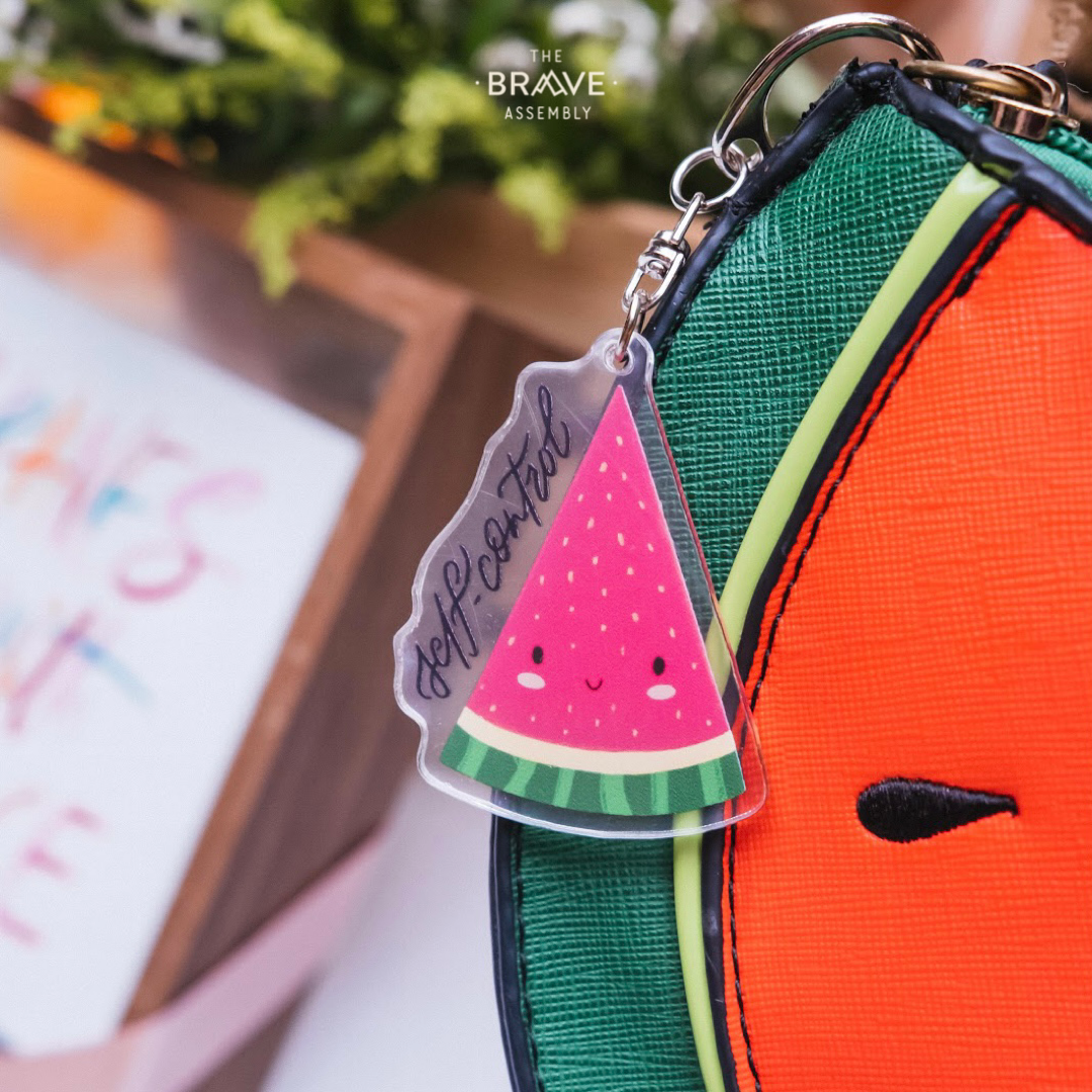 Self-Control (Watermelon) | Acrylic Keychain
