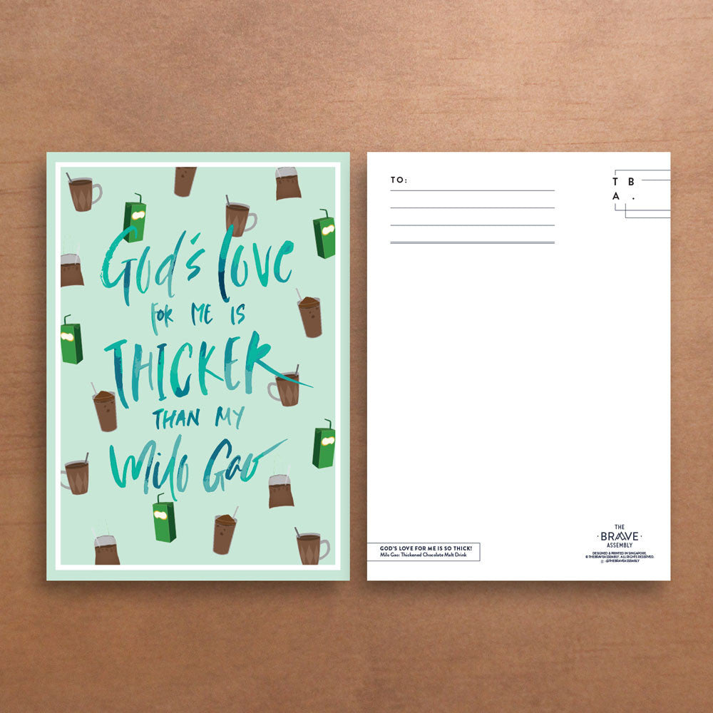 God's Love is so Thick / Postcard