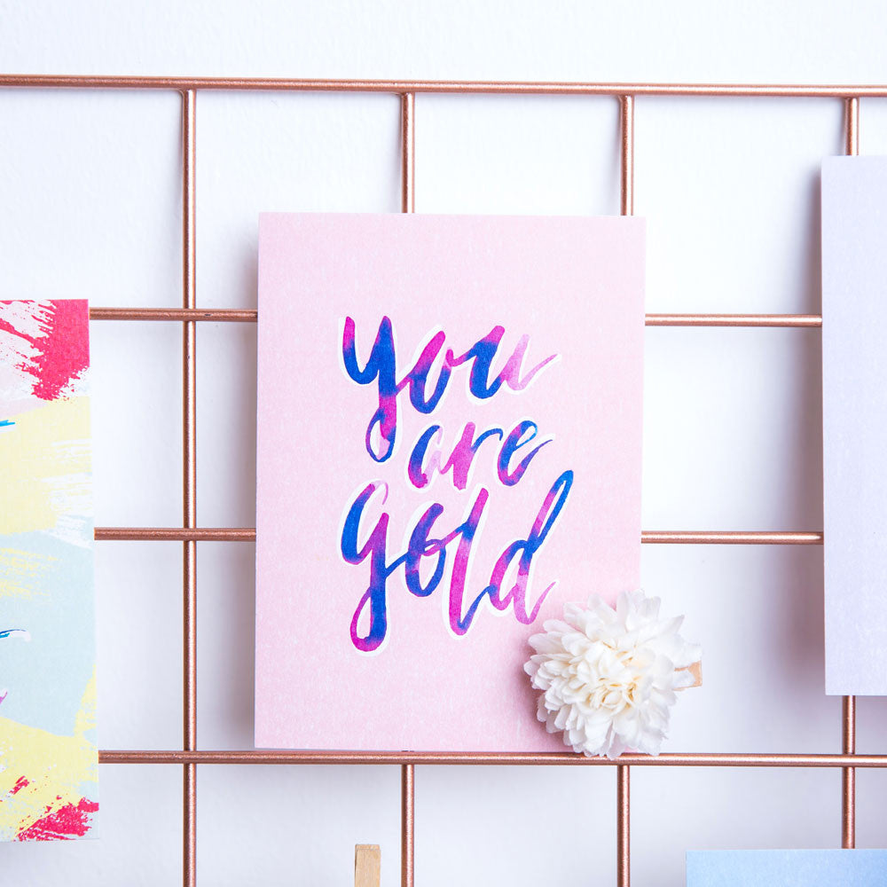 You are Gold / Postcard