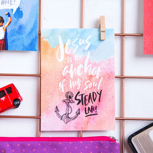 Jesus is my Anchor / Postcard